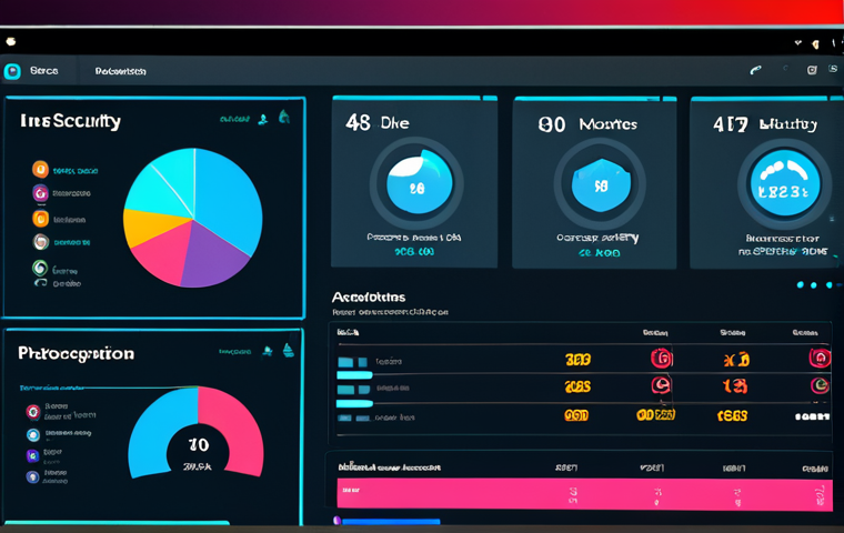 **
A network security dashboard displaying real-time monitoring of endpoint devices (PCs, servers, laptops, mobile). Visualize data streams and alerts indicating suspicious activity and potential threats. Use a vibrant color palette and a modern, high-tech aesthetic. Focus on conveying the concept of "Endpoint Visibility."
**